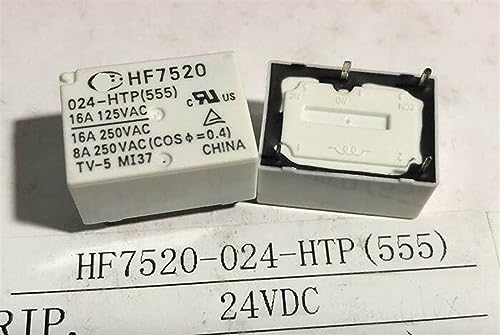 Relais HF7520 024-HTP 555 anti surchauffe 16A 4 broches pour automatisme