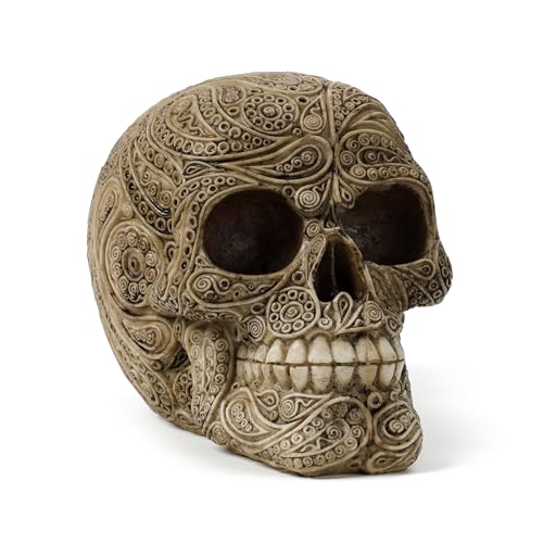 Cráneo decorativo damascado Puckator un regalo sorprendente para amantes del misterio 8