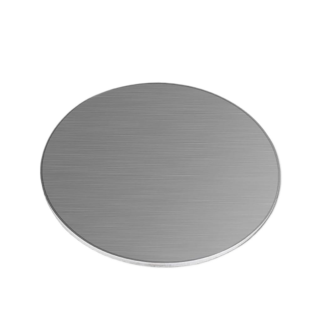 Plaque ronde en métal résistant aux chocs, 2,5 mm, diamètre extérieur plat de 50 mm à 300 mm, inox, 1 pièce(100mm)