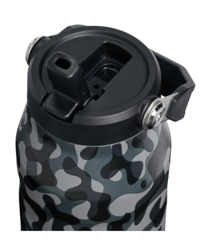 Image of STANLEY IceFlow Flip Straw 2.0 Bottle, 36 oz, Black Interfusion
