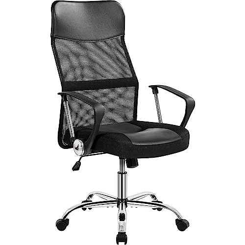 Yaheetech Bürostuhl, ergonomischer Schreibtischstuhl, Drehstuhl mit...
