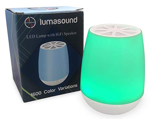 Lumasound Bluetooth - Speaker with LED Lights - Rechargeable - Portable - 90