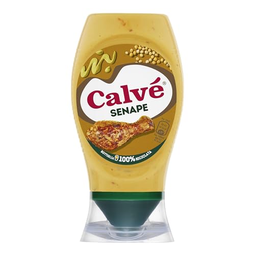Calvé Senape, Formato 250 ml, Senape Leggermente D'oliva