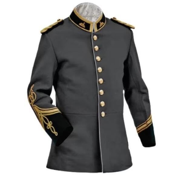 Bingo Sale Timeless Elegance Anglo-Zulu War Inspired Wedding Attire Featuring British Officers' Uniform (UK, Numeric, 34, Regular, Regular, Gray)