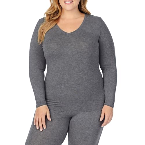Image of Cuddl Duds Softwear with Stretch Long Sleeve V-Neck