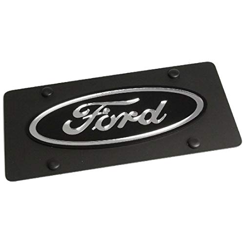 License Plate Bracket Nut(s) Damaged With Over Torqued Screw(s) - 2017-2019 Ford Escape & Lincoln MKC 4 Eurosport Daytona Stainless Steel Black Ford Black Mirror Logo License Plate Frame 3D Novelty Tag
