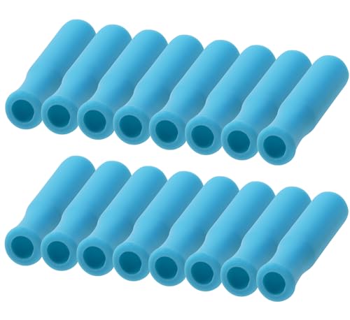 Mini Skater 16Pcs Tapones de Silicona para Pitillos Reutilizables miniatura 1