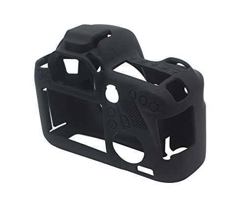 Ceari Silicone Protective Housing Camera Case Body Frame Shell Cover For Canon Eos 6D Digital Camera - Black #TOP3