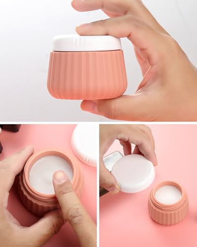 Image of Mrsdry Travel Bottles 8 Pack, TSA Approved 3 oz Toiletries Containers, Leak Proof Silicone Squeezable Essentials Jars with Clear Bag