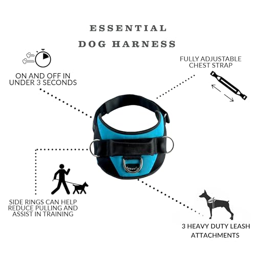 Shawnco Essential Dog Harness, No-Pull Pet Vest With 3 Leash Clips thumb #3