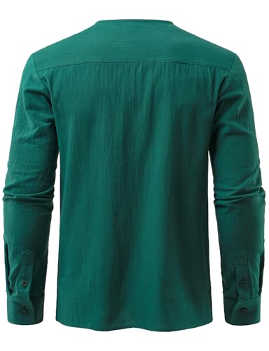 Image of JOGAL Mens Renaissance Shirt Medieval Pirate Viking Halloween Costume Gothic Steampunk Retro Long Sleeve Lace Up Shirts