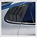 MXkanos Window Louvers, for Kia Optima/K5 2016 2017 2018 2019 2020, Bright Black Side Rear Window Louvers Body Kit Accessories for Cars