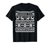 Supernatural Holiday Ugly Sweater Design T-Shirt