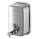 interhasa! Soap Dispenser Wall Mount 304 Stainless Steel Hand Soap Dispenser, Commercial Liquid Soap