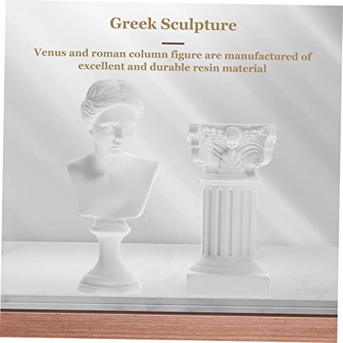 Set de Estatua Griega de Resina para Decoración miniatura 7