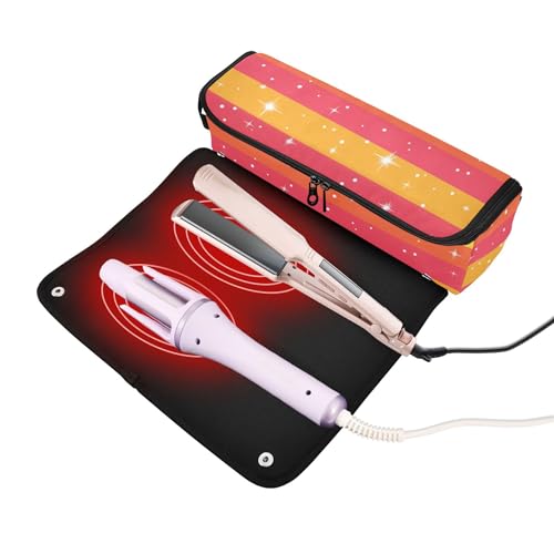Bolsa de viaje resistente al calor para herramientas de cabello miniatura 2