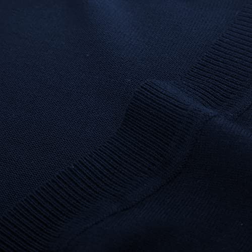 Womens Lightweight Shrug Cardigan Cropped Bolero Jacket For Dress,Xl,Navy Blue #TOP3