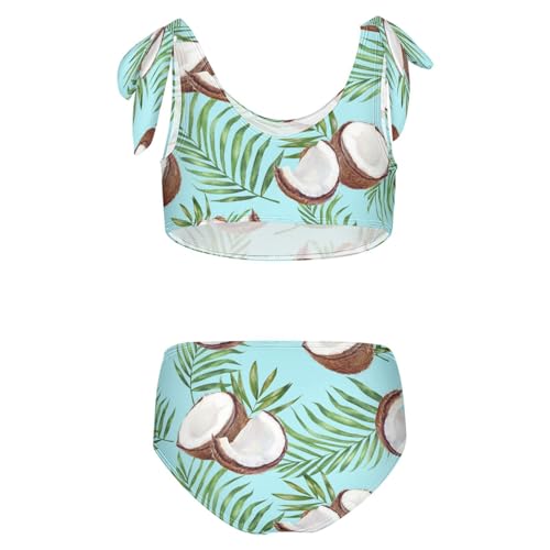 Image of Boccsty Cute Crab Red Blue Girls Swimsuits Kids Bikini Sets 2 Pcs Bathing Suit for 3T