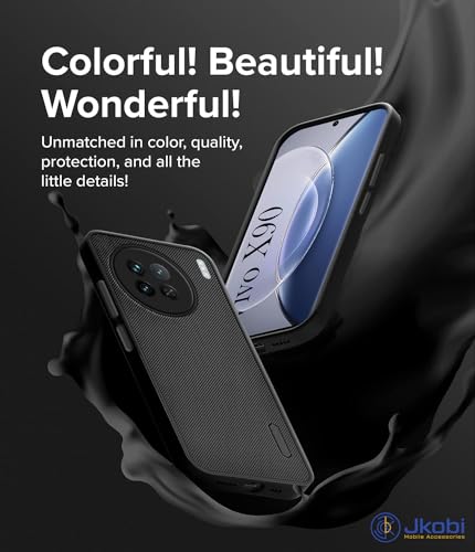 Image of Jkobi Back Case Cover for Vivo X90 (Textured Grip Design | Camera Protection | Slim and Light Weight)