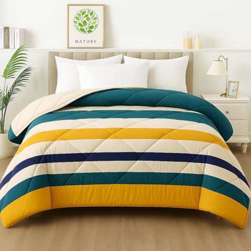 BSB HOME 2nd Gen 220 GSM Microfiber Reversible AC Comforter/Blank...