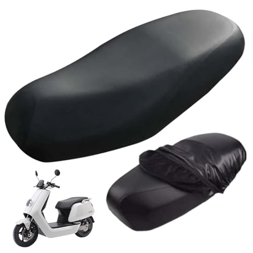 Funda Asiento Moto Impermeable, 1 artículo Funda Asiento para Scooter Universal Ajustable Antideslizante, Antideslizante/Anti-Rasgón, Para La Mayoría de Motocicletas,Vehículos