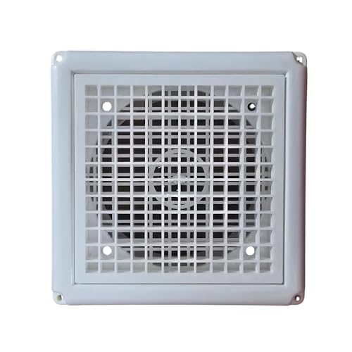 Image of CAMCASA 6-Inch Cowl Cover for Chimney /Exhaust /Vent Pipe - Anti-Pest Rain Guard Cap for Duct Outlet | Fan Duct Cover for Kitchen /Bathroom (Square)
