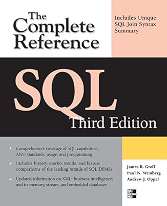 SQL the Complete Reference, 3rd Edition | Amazon.com.br