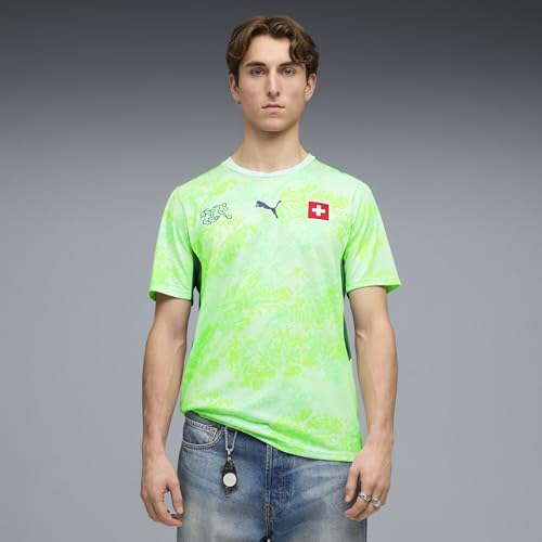PUMA Men's Swiss National Team Away Jersey Replica, Sea Glass-Dark Indigo SS26, Large Sfv Replica by PUMA - Used condition - Image 2