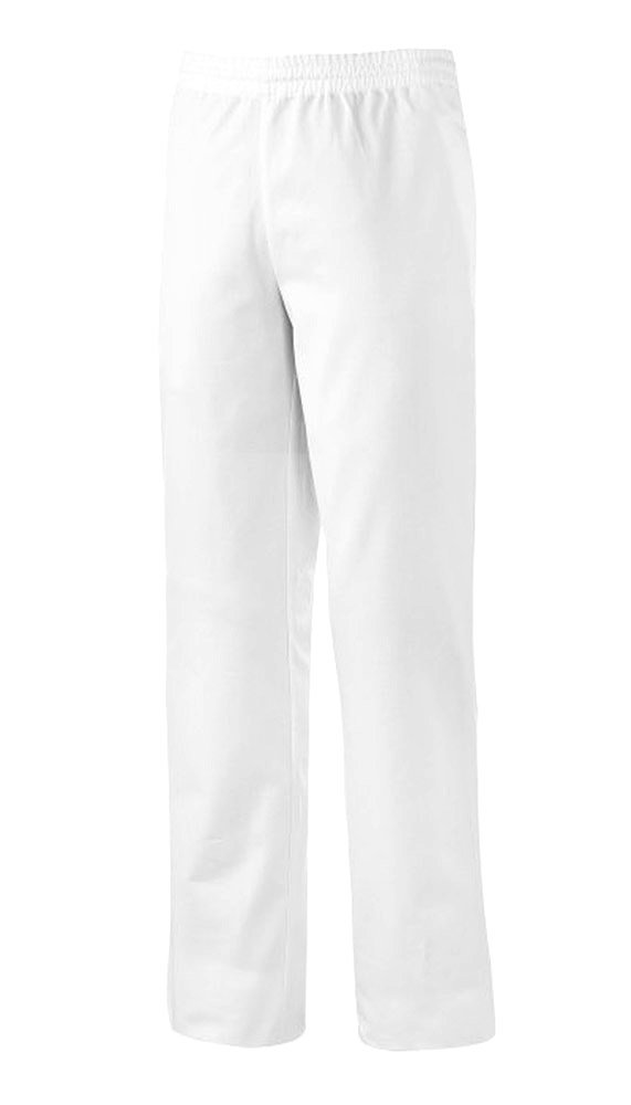 BP 1645-400-21/Ls, Unisex trousers, with elasticated waist 215,00 g/m², fabric blend, Color white, Size Ls
