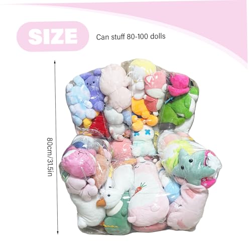 Pouf de rangement pour animaux peluche étanche protégeant de la poussière