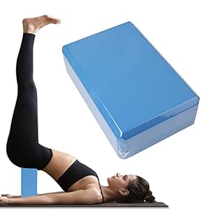 Honhoha Blocco per Esercizi,Blocco per Esercizi Antiscivolo Morbido e di Supporto | Yoga Block Blocchi di Stretching per Esercizi di Yoga, Fitness Generale, Pilates, Stretching e tonificazione