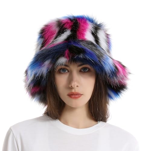Casquette de pecheur pour femme bob en peluche ado couleur assortie