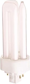 Satco Hygrade Triple Tube Compact Fluorescent Lamp, T4, 26 Watts, 3000K, 82 Cri, Gx24Q-3 Base10