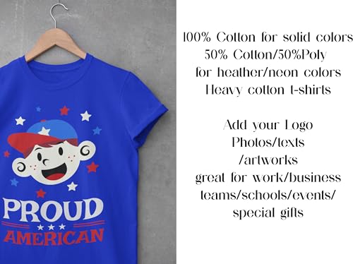 INK STITCH Unisex 5000 Gildan Heavy Cotton Custom Printing Logo Texts Photos T-Shirts3