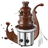 Cadeau parfait : cette fontaine à chocolat est le cadeau idéal pour tous les amateurs de chocolat. Que ce soit pour une fête, un mariage ou toute occasion spéciale, cet ensemble de fontaine à chocolat amusant et interactif apportera de la joie aux gourmands. C'est un cadeau qu'ils chériront et apprécieront pendant des années à venir