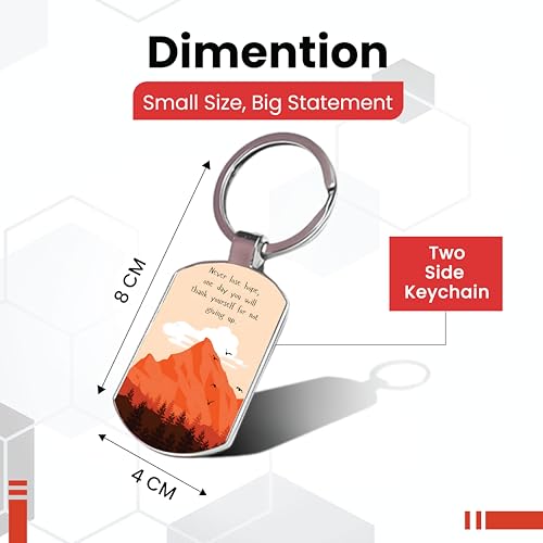Image of Premium Printed Metal Keychain for Men & Women | High-Definition Artwork Print | Durable Key Ring for Car, Bike, Home & Office Keys | Stylish Decorative Key Holder Gift