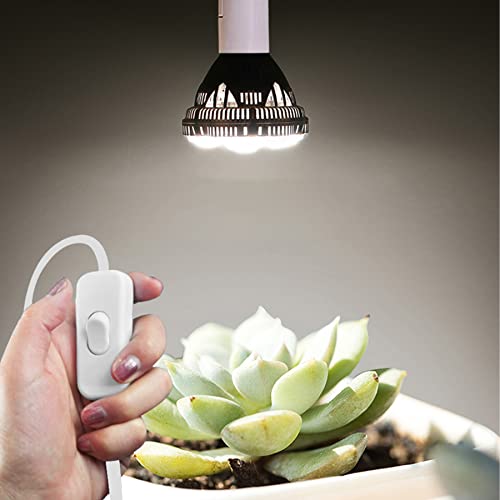 Hanging Light Socket with Cord - Extension Hanging Lantern Cord Cable - Lamp Cord with Switch E26/E27 Pendant Light Socket, 8.2Ft Light Bulb Cable, White, 4 Pack by Zarnicy - Image 5