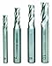 Proxxon 24620 6, 7, 8 and 10mm Milling Cutter Set, 4-Piece