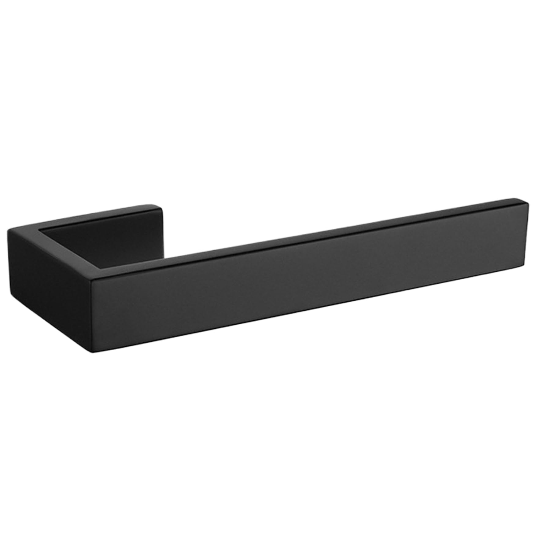 Toallero de mano negro de acero inoxidable de 9 pulgadas para pared