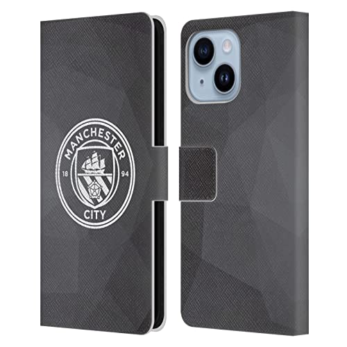 Étui portefeuille iPhone 14 Plus Manchester City protège écran et cartes