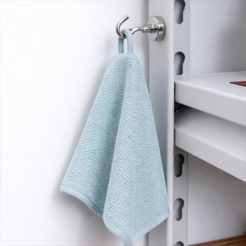 Image of 2 PCS Heavy Duty Magnet Hook for Fridge Chrome Coated Super Strong Magnetic Metal Hook for Kitchen Cruise Cabin Classroom Office Garage Refrigerator Hook for Hanging Keys Towels Cups