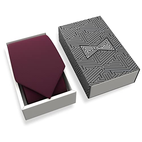 Image of Men's Oxford Matt Neckties Solid Color for Adults Tuxedo Classic Design, by Bow Tie Hosue