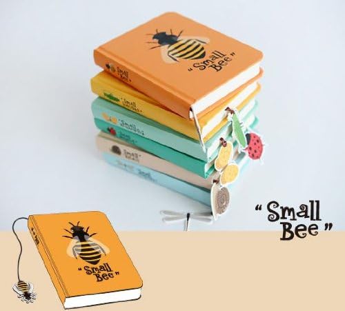 Amazon かわいい 昆虫 イラスト 硬表紙ノート お揃い ブックマーク付き ハチ ノート 文房具 オフィス用品