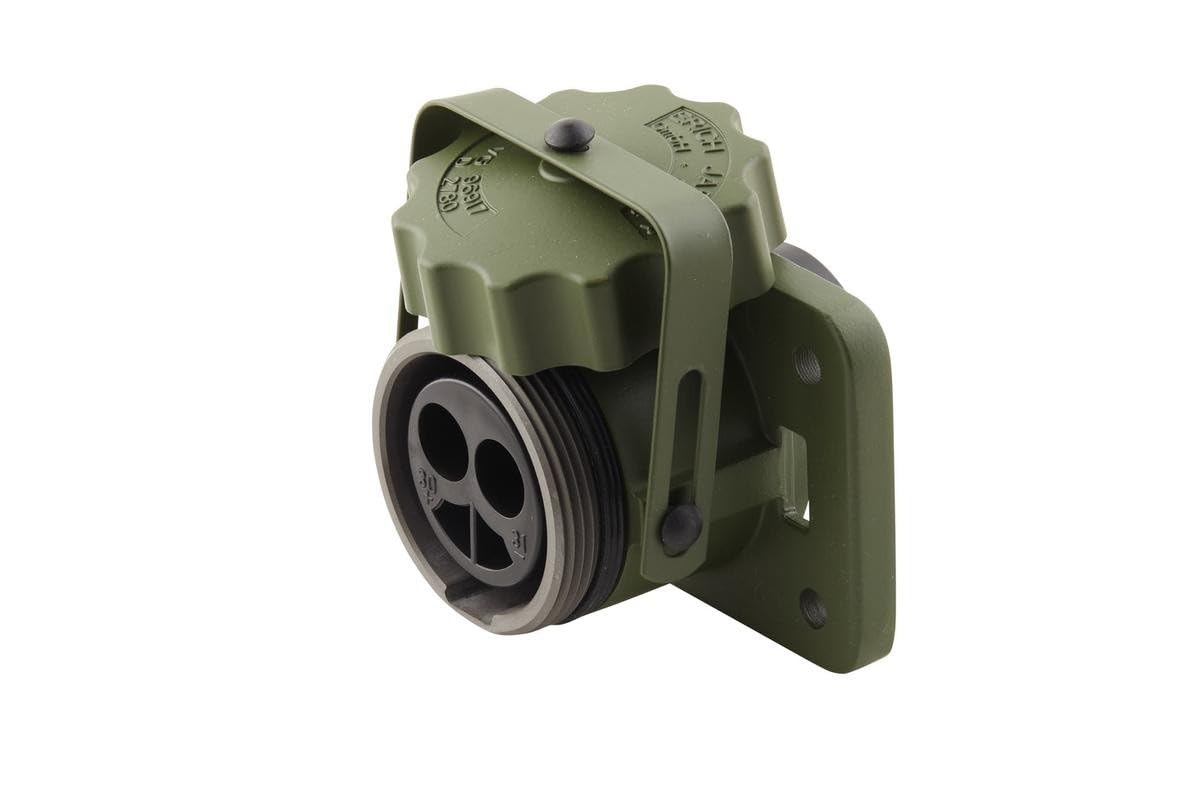 HELLA 8JB 001 935-031 Socket - Plug: Crimp Contact/Soldered Pin Contact - Aluminium - Nato Olive