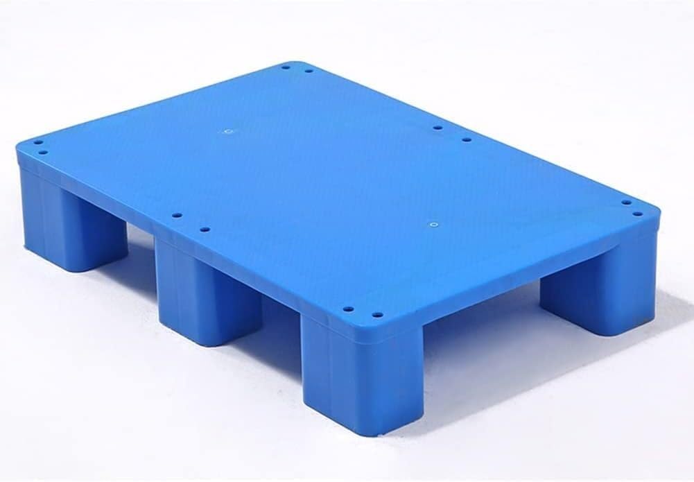 Heavy Duty Waterproof Plastic Pallet for Warehouse & Gara Stora - Moisture-Proof 60x40x12cm Platform - Perfect for Heavy Goods & Industrial Use (Blue)