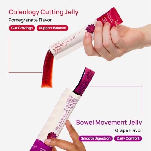 Image of FOODOLOGY Coleology Bowel Movement Jelly, Grape & Prune, 10 Sticks
