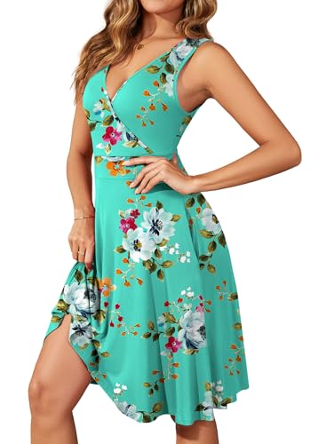 Image of WEACZZY Summer Dresses for Women,Mint Green,L