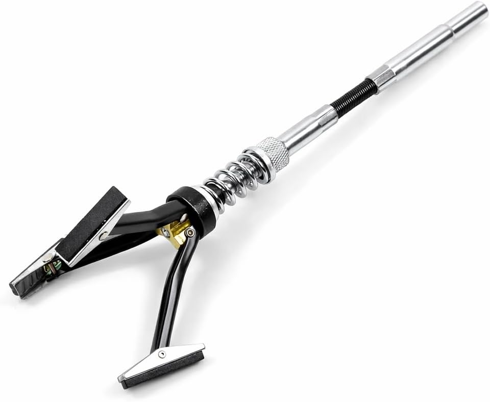 Disk Brake Cylinder Hone 3/4 Inch to 2-1/4 Inch, 3 Piece 1-1/8 Inch Lenght #220 Medium Grit Stones Included, Adjustable Tension - 648401