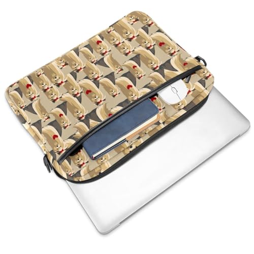 Maletín bandolera para laptop 14.5 funda protectora tablet Yorkshire Terrier multicolor 2
