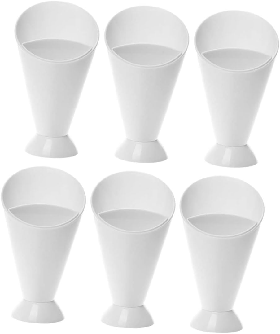 Garneck 6pcs French Fry Dipping Bowl Salad Cups for Home Lounge Restaurant Easy Clean